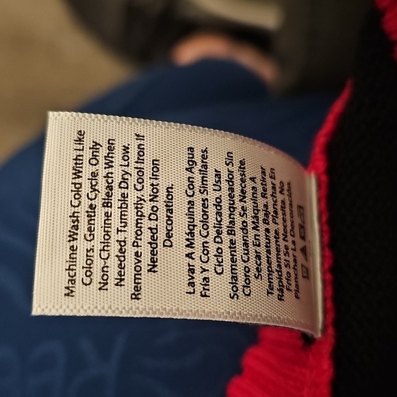 Disney Jack Skellington Kid's Black and Red Sweater - Picture 6 of 7